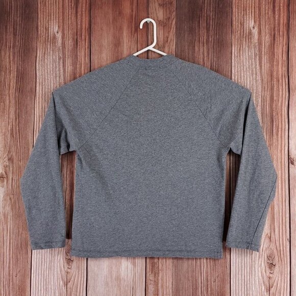 James Perse Mens Sz 2 Medium Regular Fit 1/2 Half Zip Baseball Pullover MFLI3079 - Picture 2 of 10